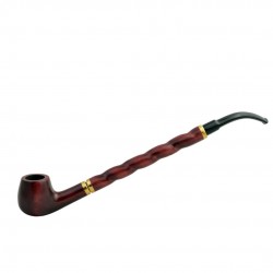 BENT ALBERT (no.15) long churchwarden pipe