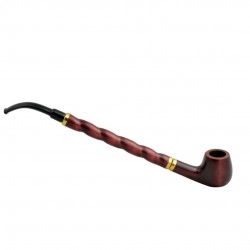 BENT ALBERT (no.15) long churchwarden pipe
