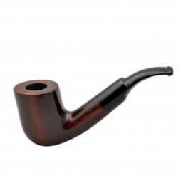 VIKING no. 37 pearwood bent billiard tobacco smoking pipe