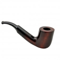 VIKING no. 37 pearwood bent billiard tobacco smoking pipe