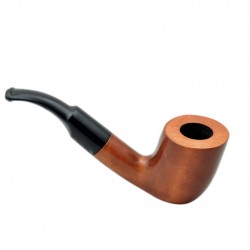 VIKING no. 37 pearwood bent billiard tobacco smoking pipe