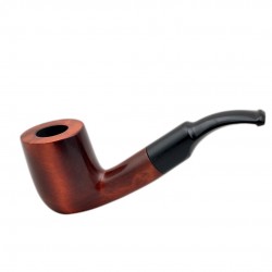 VIKING no. 37 pearwood bent billiard tobacco smoking pipe