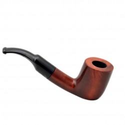 VIKING no. 37 pearwood bent billiard tobacco smoking pipe