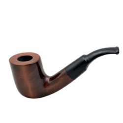 VIKING no. 37 pearwood bent billiard tobacco smoking pipe