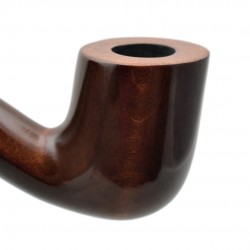 VIKING no. 37 pearwood bent billiard tobacco smoking pipe