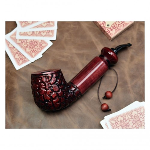 QBRYC giant dark red pipe