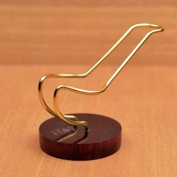 Round beech flexible pipe stand