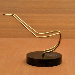 Round beech flexible pipe stand