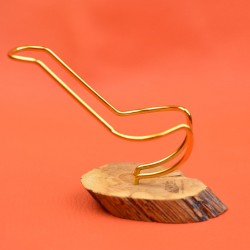 Grey oak flexible pipe stand 01
