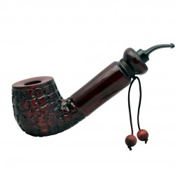 QBRYC giant dark red pipe