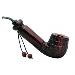 QBRYC giant dark red pipe